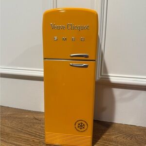 Veuve Clicquot x SMEG Mini Fridge bottle box - Yellow